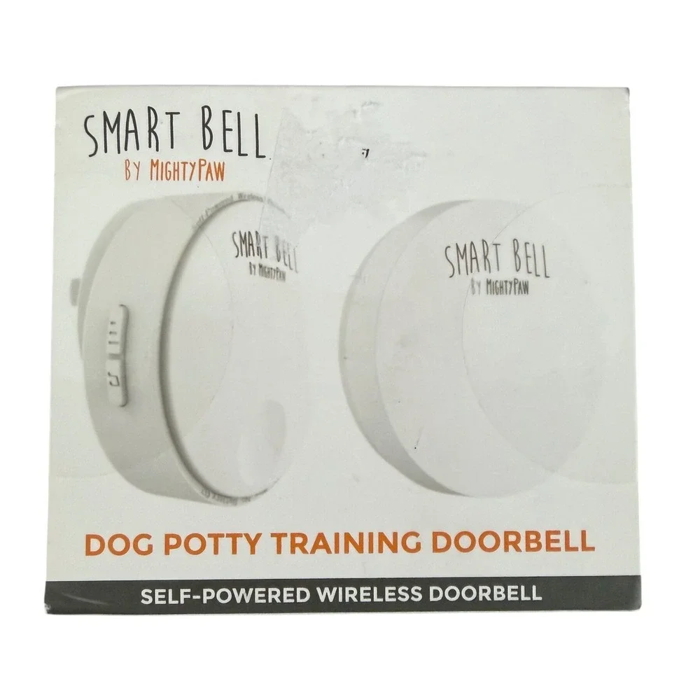 Mighty Paw Smart Bell 2.0 Dog Potty Training Doorbell Wireless White SB2.0-W-1.1